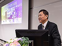 Mr. Zou Liyao, Director of Hong Kong, Macau and Taiwan Office of NSFC delivers a speech